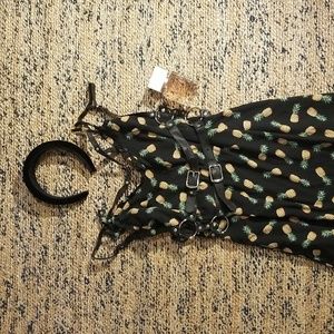 Dolls Kill | pleather bra harness size s/m